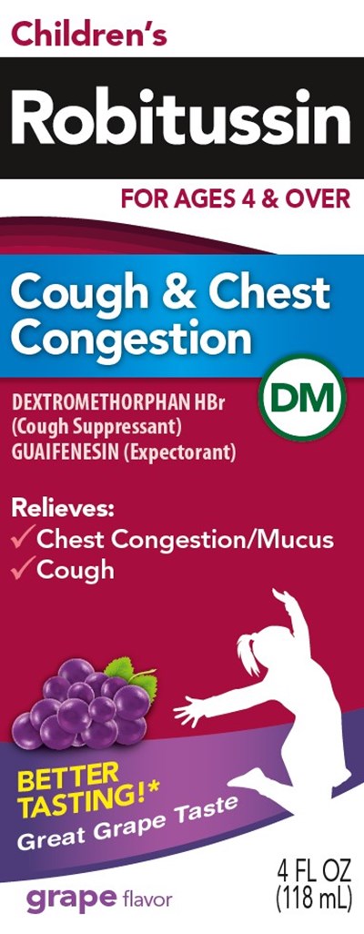 Childrens Robitussin Cough Chest Congestion Dm 4 Fl Oz (Childrens Robitussin Cough Chest Congestion Dm 4 Fl Oz)